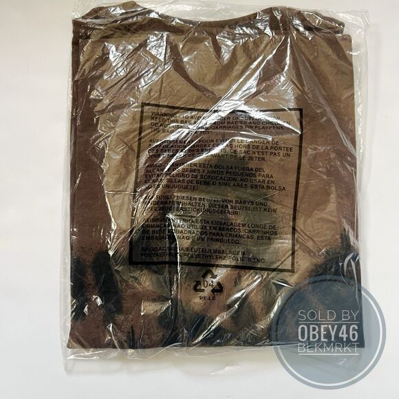 Anti Social Social Club Burn It Down Brown Tee ASSC  Brand New L - Picture 5 of 5